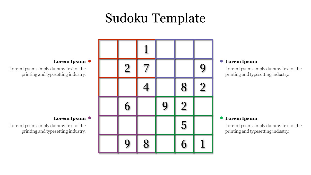 Sudoku Template